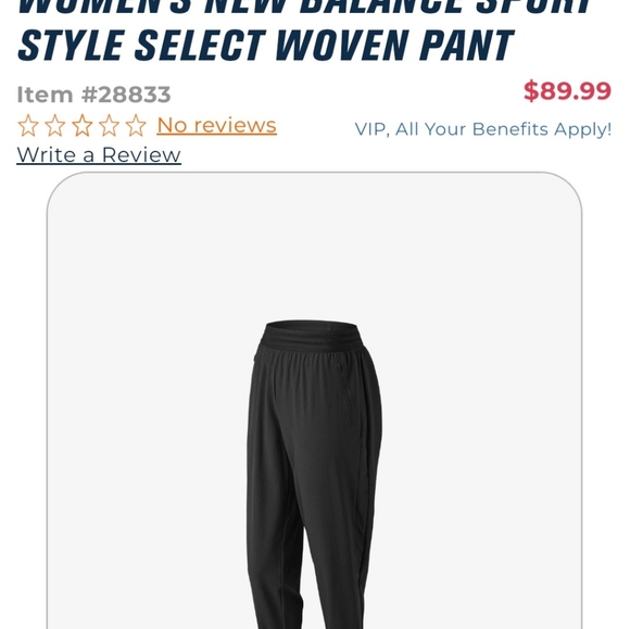 New Balance sport select woven pant - Picture 2 of 4